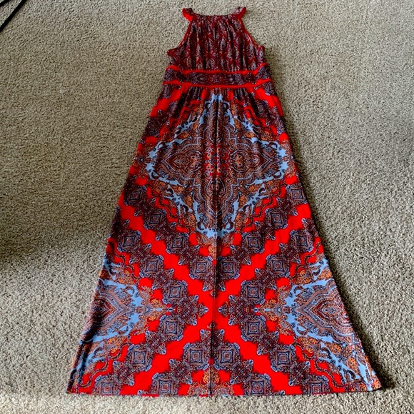 London Times - Halter Maxi Dress - Picture 4 of 11